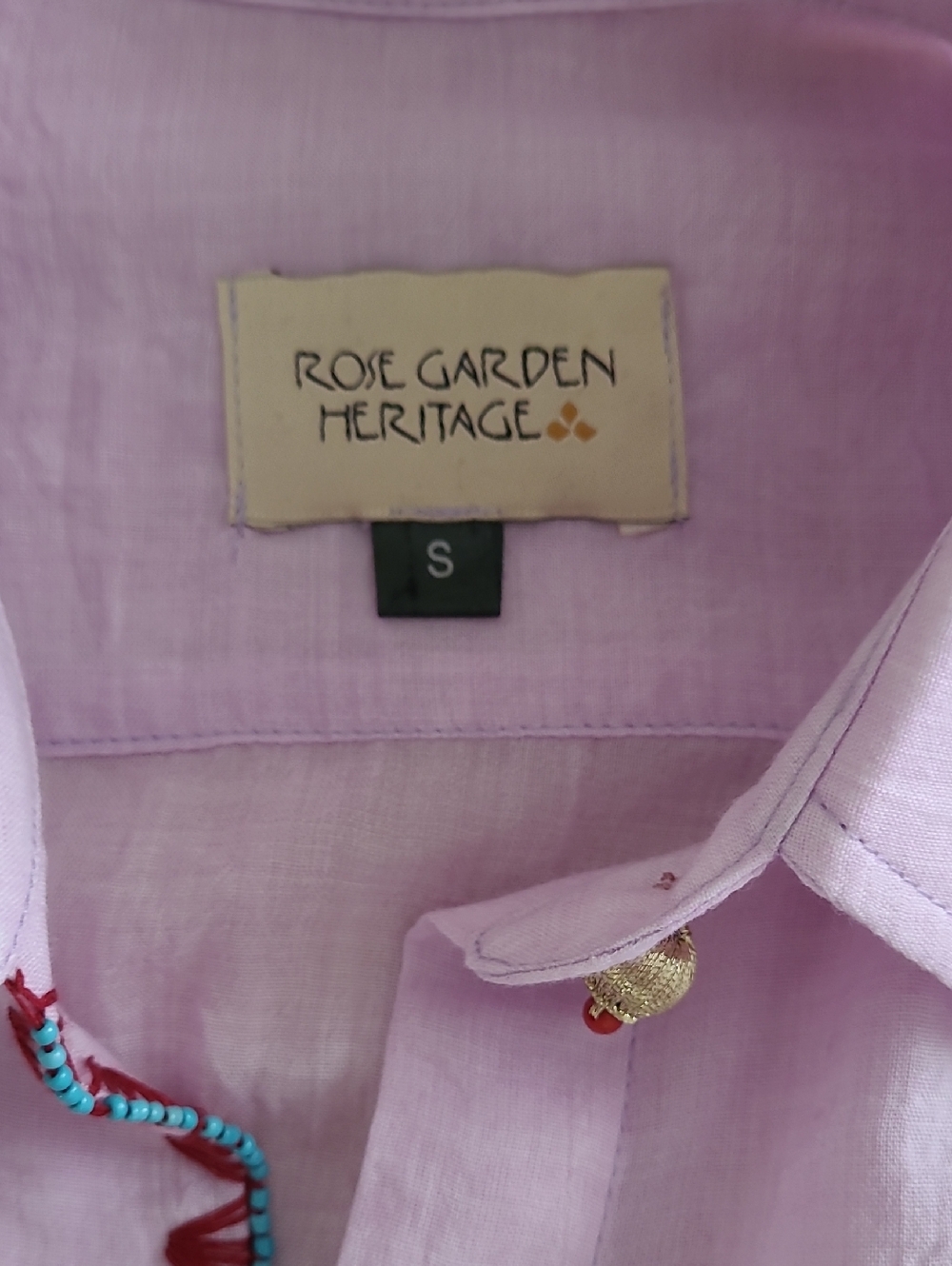 Fin Blouse In LILAC size Small - Picture 11 of 16